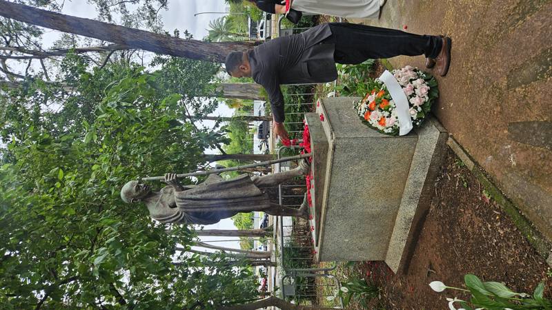 Floral Tribute to Mahatma Gandhi on his death anniversary - 30 January 2026.